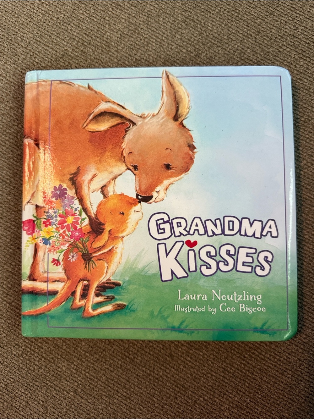 Grandma Kisses Hardcover Children’s Book by Laura Neutzling